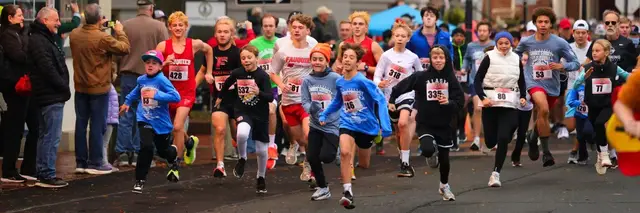 Gobble Gobble Run or Wobble 5K logo