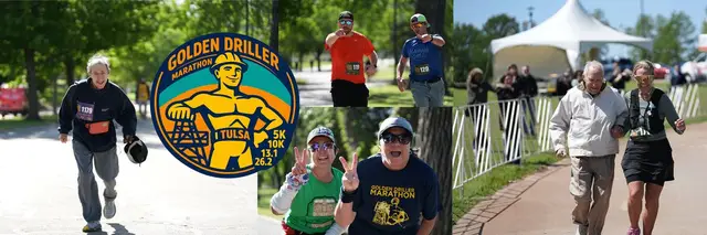 Golden Driller Marathon logo
