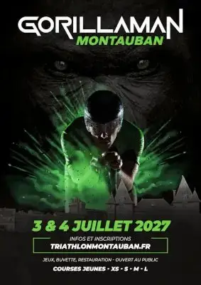 GORILLAMAN - TRIATHLON DE MONTAUBAN logo