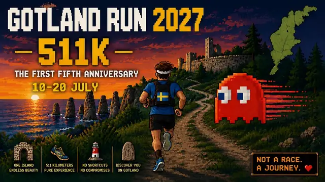 Gotland Run – 511K (2027) The First Fifth Anniversary logo