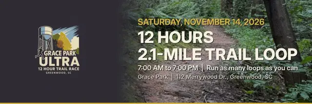 Grace Park Ultra (12 Hours, 2.1-Mile Trail Loop) logo