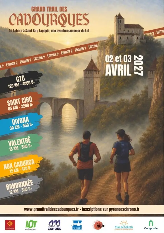 Grand Trail des Cadourques logo