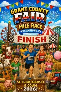 Grant County Fair Mile logo