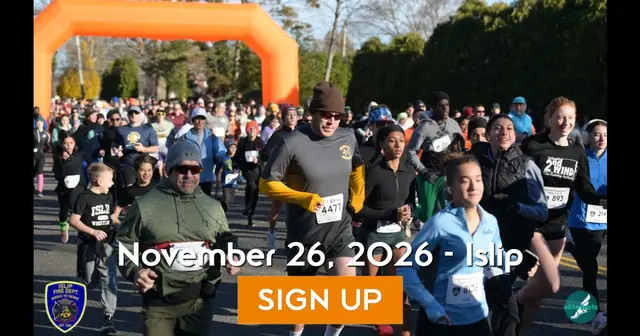 Great South Bay 5K Turkey Trot Sponsored by Islip Fire Department 2026 logo