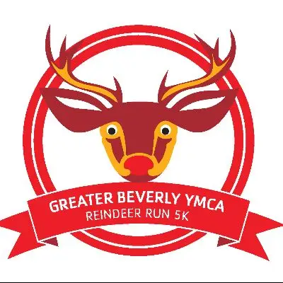 Greater Beverly YMCA Reindeer Run 5K Road Race logo