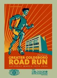 Greater Goldsboro Road Run - Run for a Child logo