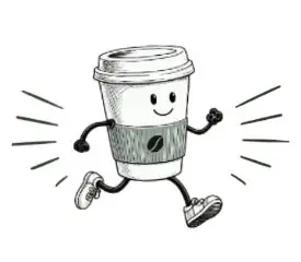 Grounded in Community: Coffee Run/Walk 5K logo