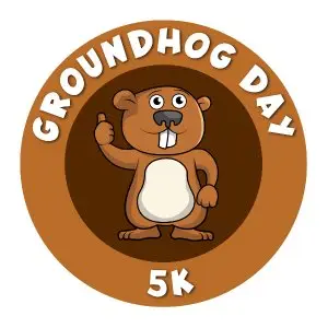 Groundhog Day 5K logo