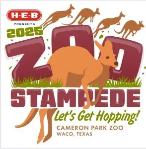 H-E-B Cameron Park Zoo Stampede logo