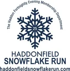 Haddonfield Snowflake Run logo