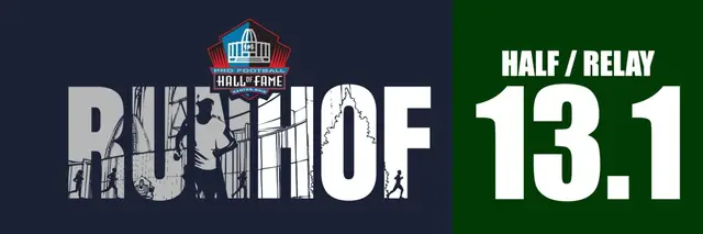 Hall of Fame Half Marathon/Relay - Pro Football Hall of Fame Race Series logo
