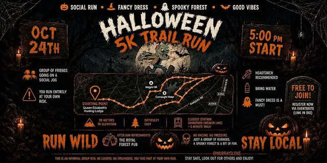 Halloween Run — FREE SOCIAL RUN logo