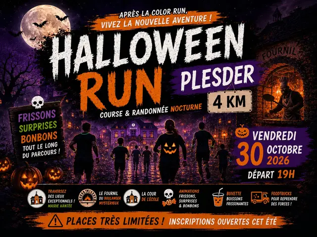 Halloween Run - Plesder 2026 logo