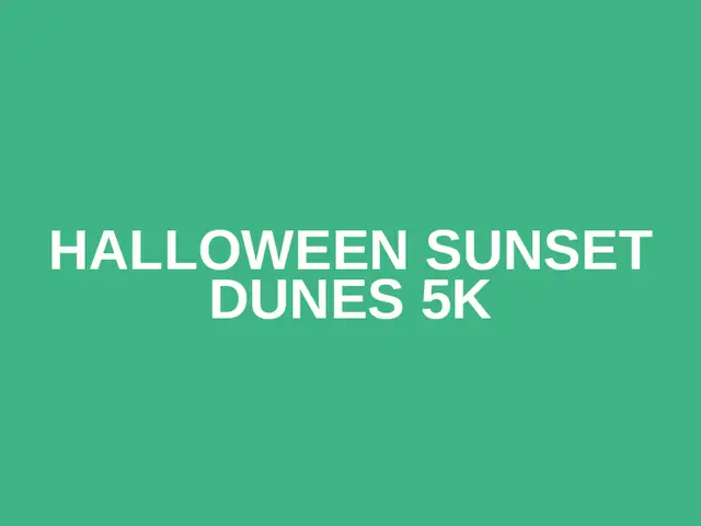 Halloween Sunset Dunes 5K logo