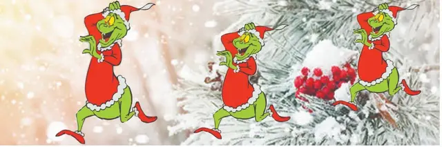 Hammonton Rotary's Galloping Grinch's 5K logo