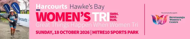 Harcourts Hawke's Bay Women's Triathlon logo