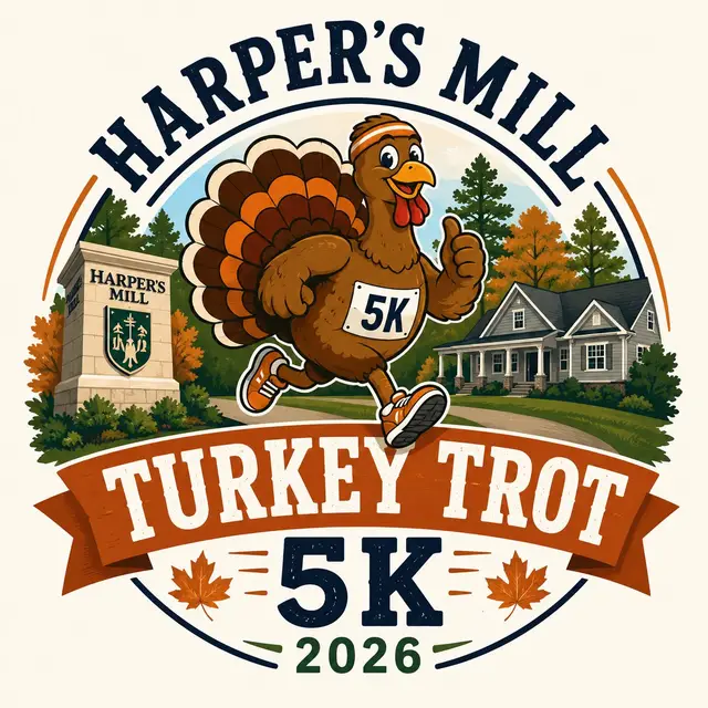 Harper's Mill Turkey Trot 5k Run and Walk logo