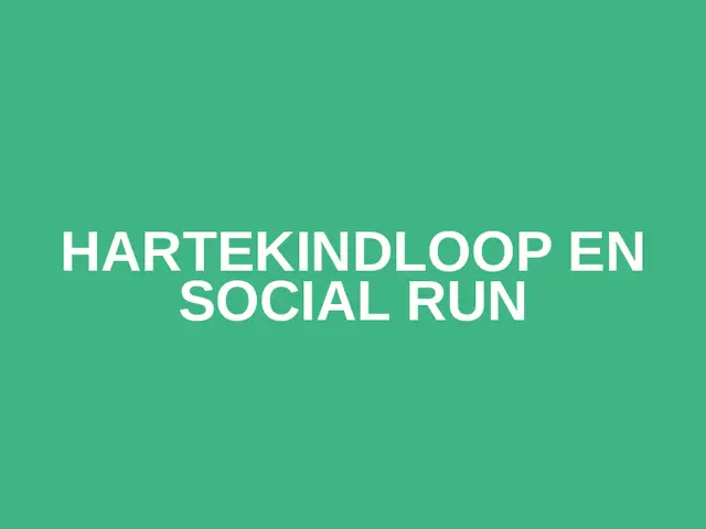 Hartekindloop en Social Run logo