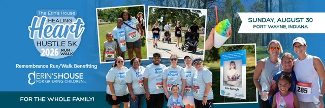 Healing Heart Hustle 5K logo