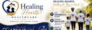Healing Hearts : Walking for those in Need logo