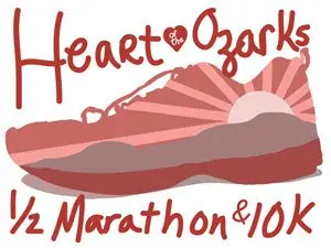 Heart of the Ozarks Half Marathon, 10K and Mindy's Run logo