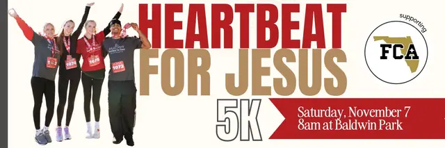 Heartbeat for Jesus 5k logo