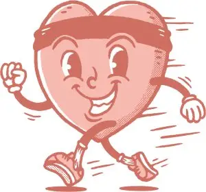 Heartbeat Hustle 5K & 1 Mile Fun Run logo