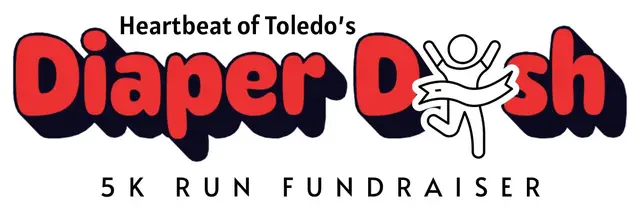 Heartbeat of Toledo's Diaper Dash logo