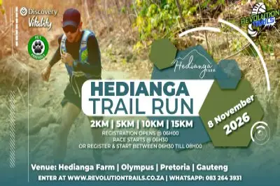 Hedianga Monster Trail Run/Walk - 8 November 2026 logo
