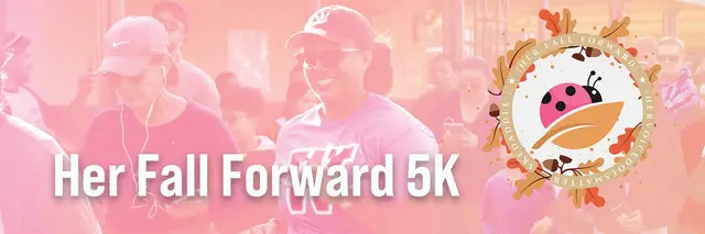 Her Fall Forward 5K logo