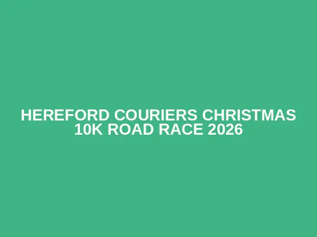 Hereford Couriers Christmas 10k Road Race 2026 logo