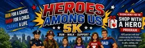 Heroes Among Us 5k Run/Walk logo