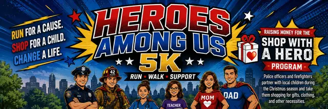 Heroes Among Us 5k Run/Walk logo