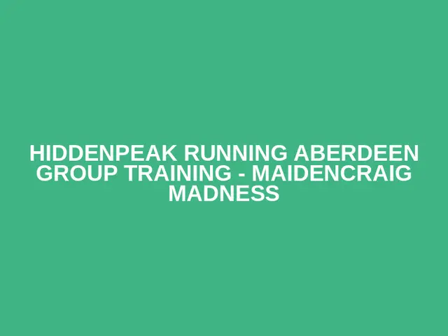 HiddenPeak Running Aberdeen Group Training - Maidencraig Madness logo