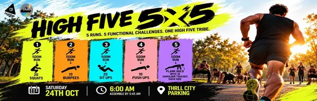 HIGH FIVE 5×5 | Hybrid Fitness Challenge logo
