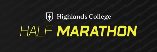 Highlands College Half Marathon, 10K, and 5K logo