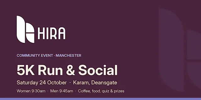 Hira Run Club Manchester: 5K Run & Community Social logo