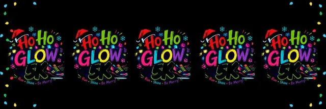 Ho Ho Glow 5K logo
