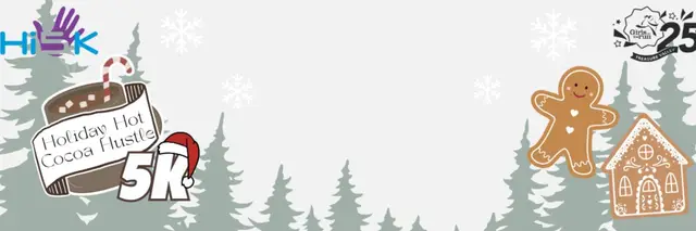 Holiday Hot Cocoa Hustle 5K logo