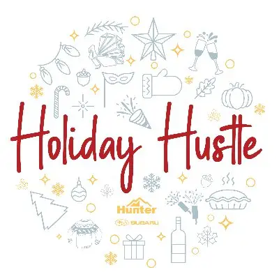 Holiday Hustle Series presented by Hunter Subaru logo