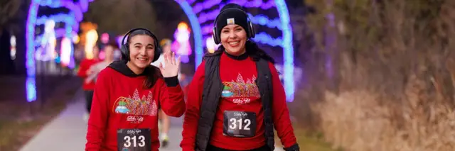 Holiday Lights Hunger Run/Walk logo
