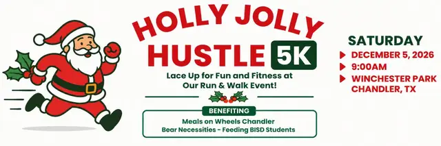 Holly Jolly Hustle 5K logo