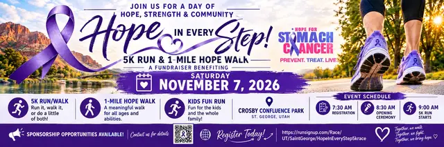 Hope in Every Step 5k logo