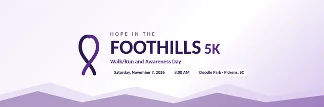 Hope in the Foothills 5K logo