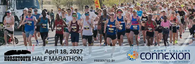 Horsetooth Half Marathon - Presented by Fort Collins Connexion logo