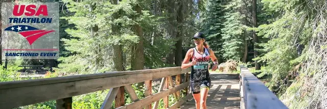 Huntington Lake Triathlon, 5k & 10k logo