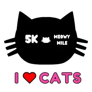 I Love Cats 5k & Meowy Mile logo