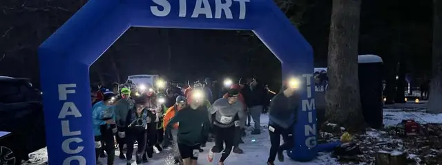 Icicles on the Moon 7 Miler logo
