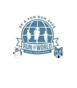 ICSAtlanta Run the World 5K and Fun Run logo