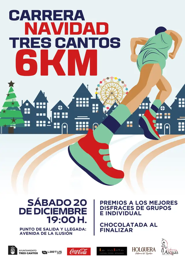II CARRERA DE NAVIDAD TRES CANTOS logo